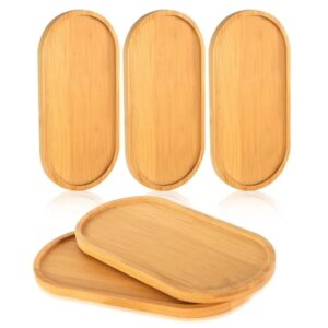 Pack 4 Bandejas Oval BAMBÚ 13x 33CM PREMIUM